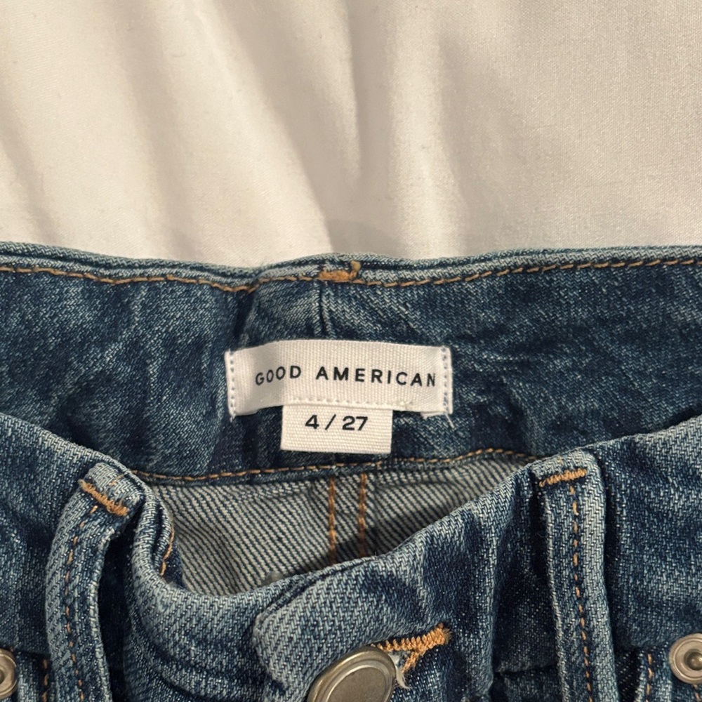 Good Americans Good Classic Denim Blue Jeans Size 27/4